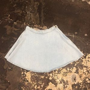 American Apparel Light Denim Circle Skirt